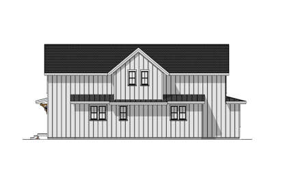 Modern Farmhouse House Plan #5460-00001 Elevation Photo