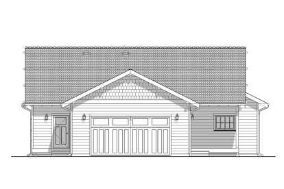 Craftsman House Plan #5460-00002 Elevation Photo
