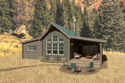 Cabin House Plan #5460-00004 Elevation Photo