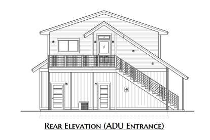 Modern Farmhouse House Plan #5460-00005 Elevation Photo