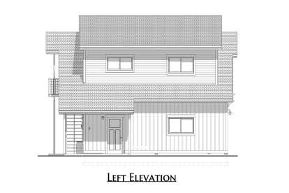 Modern Farmhouse House Plan #5460-00005 Elevation Photo