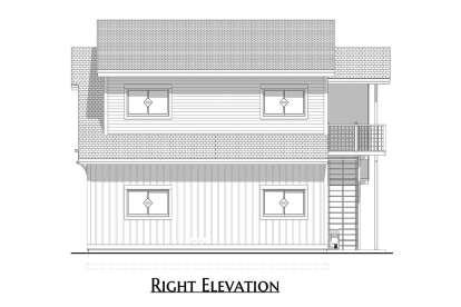 Modern Farmhouse House Plan #5460-00005 Elevation Photo