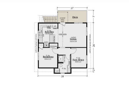 Second Floor for House Plan #5460-00005
