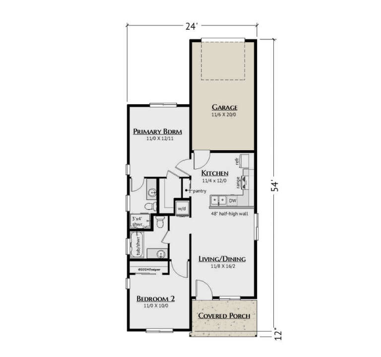 House Plan House Plan #33119 Drawing 1