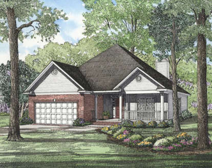 3 Bed, 2 Bath, 1892 Square Foot House Plan - #110-00151