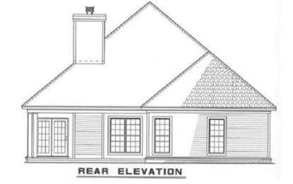 Traditional House Plan #110-00151 Elevation Photo