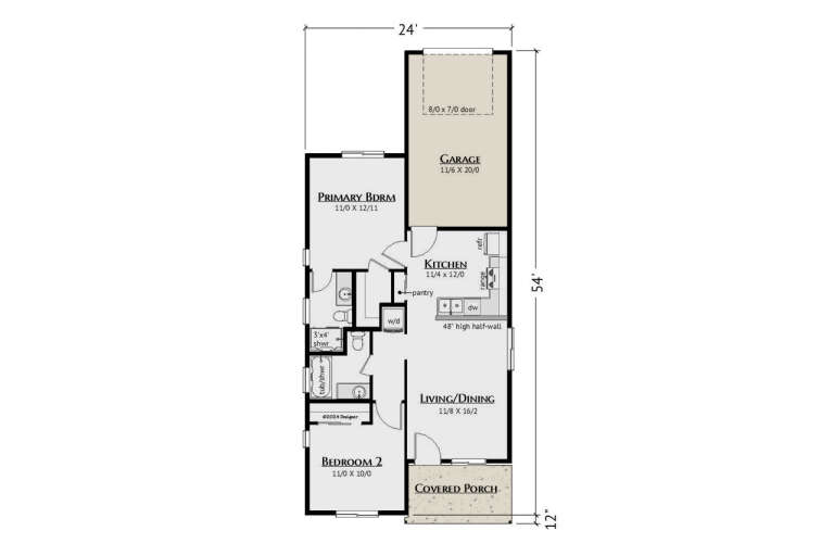 House Plan House Plan #33121 Drawing 1