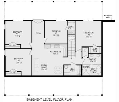 Basement for House Plan #940-01291