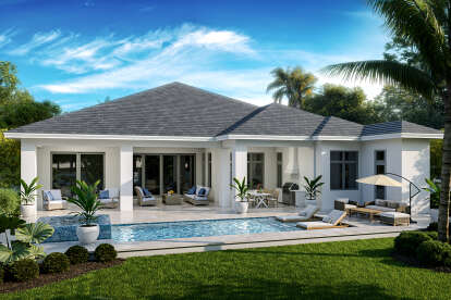 Contemporary House Plan #748-00002 Elevation Photo