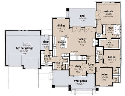 Main Floor  for House Plan #9401-00129