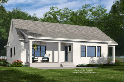 Modern Farmhouse House Plan #098-00560 Elevation Photo