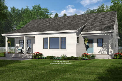 Modern Farmhouse House Plan #098-00561 Elevation Photo