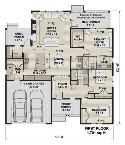 Main Floor  for House Plan #098-00561