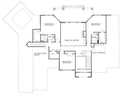 Second Floor for House Plan #110-00152