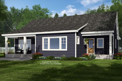 Craftsman House Plan #098-00562 Elevation Photo