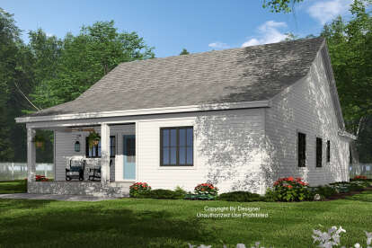 Modern Farmhouse House Plan #098-00563 Elevation Photo