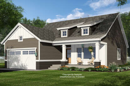 Craftsman House Plan #098-00564 Elevation Photo