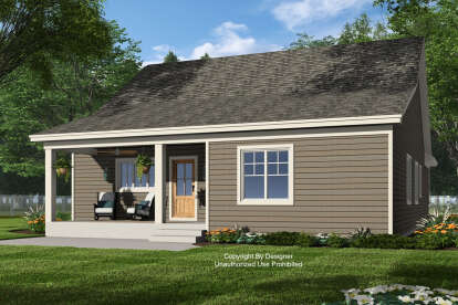 Craftsman House Plan #098-00564 Elevation Photo