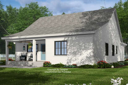 Modern Farmhouse House Plan #098-00566 Elevation Photo