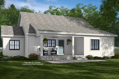 Modern Farmhouse House Plan #098-00566 Elevation Photo