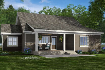 Craftsman House Plan #098-00567 Elevation Photo