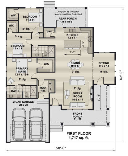 Main Floor  for House Plan #098-00567