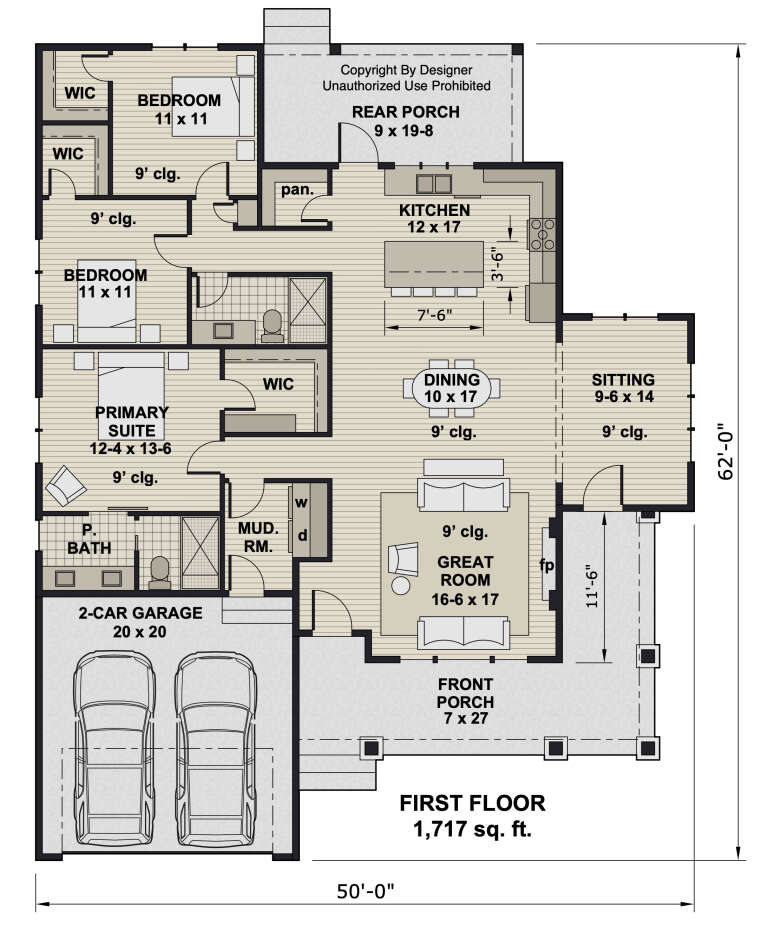 House Plan House Plan #33135 Drawing 1