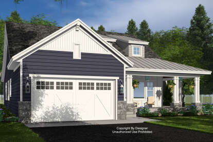 Craftsman House Plan #098-00568 Elevation Photo