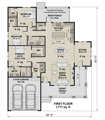 Main Floor  for House Plan #098-00568