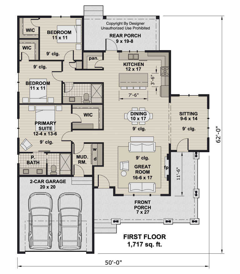 House Plan House Plan #33136 Drawing 1