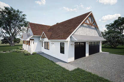 Modern Farmhouse House Plan #5984-00026 Elevation Photo