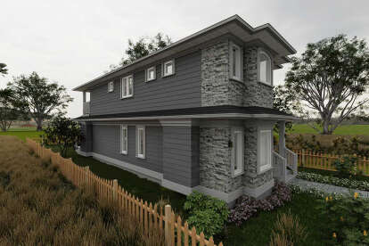 Modern House Plan #5984-00027 Elevation Photo