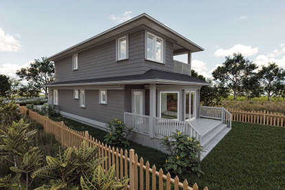 Modern House Plan #5984-00027 Elevation Photo
