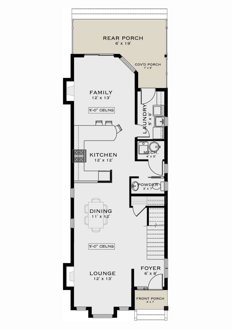 House Plan House Plan #33138 Drawing 1