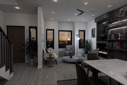 Contemporary House Plan #5984-00028 Additional Photo