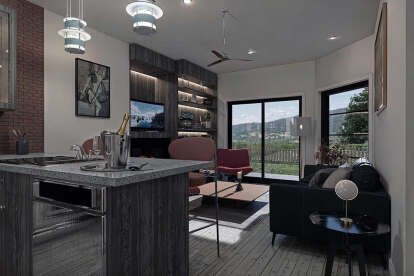 Contemporary House Plan #5984-00028 Additional Photo