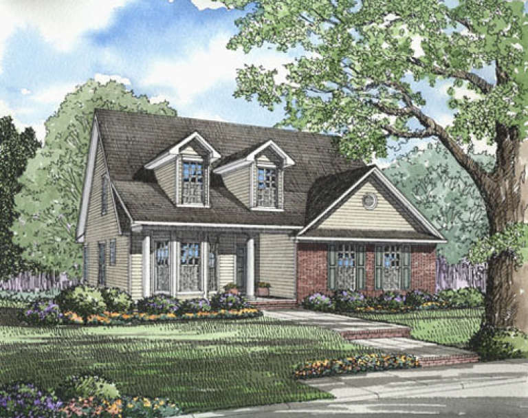 Traditional House Plan #110-00153 Elevation Photo