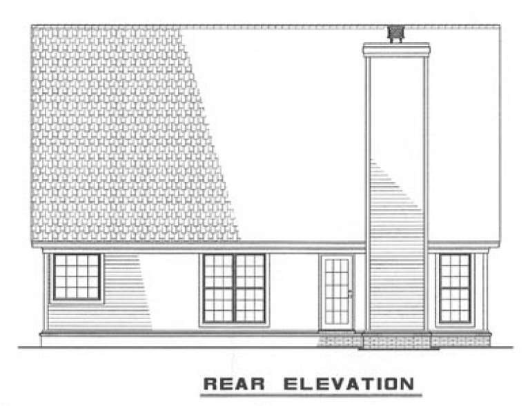 Traditional House Plan #110-00153 Elevation Photo