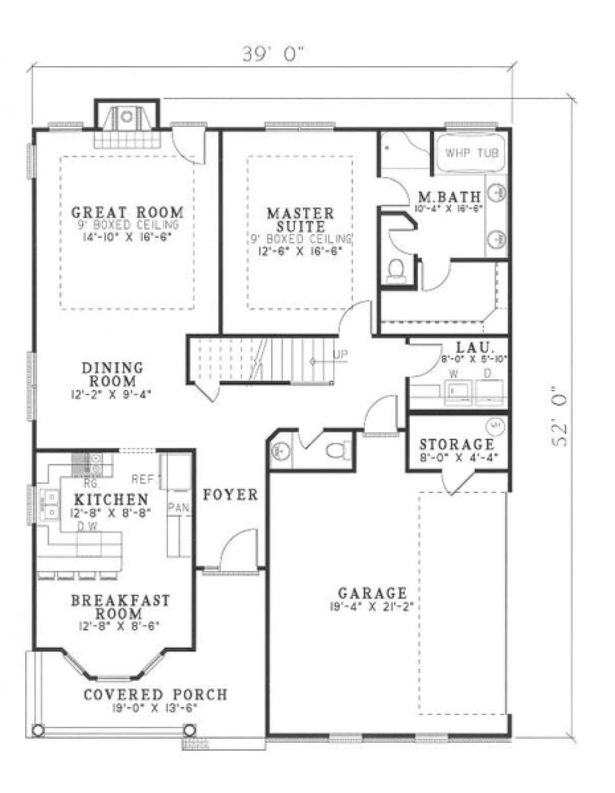 Floorplan 1 for House Plan #110-00153