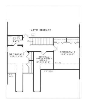 Floorplan 2 for House Plan #110-00153