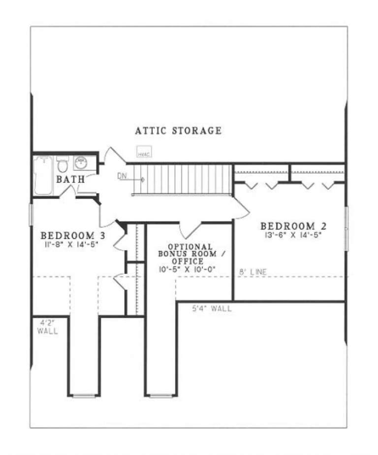House Plan House Plan #3314 Drawing 2
