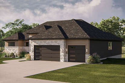 Modern House Plan #963-01144 Elevation Photo