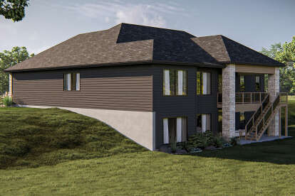 Modern House Plan #963-01144 Elevation Photo