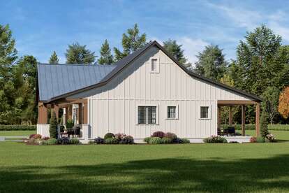 Modern Farmhouse House Plan #009-00445 Elevation Photo