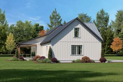 Modern Farmhouse House Plan #009-00445 Elevation Photo