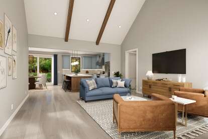 Modern Farmhouse House Plan #009-00445 Additional Photo
