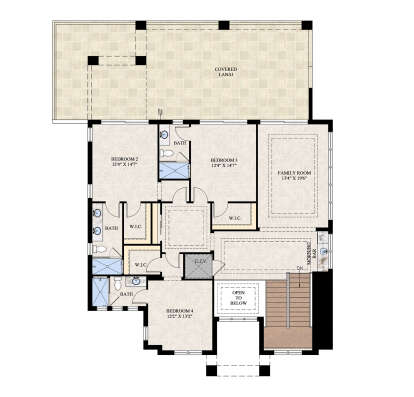 Second Floor for House Plan #748-00003