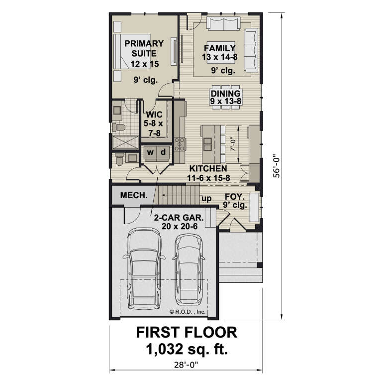 House Plan House Plan #33143 Drawing 1