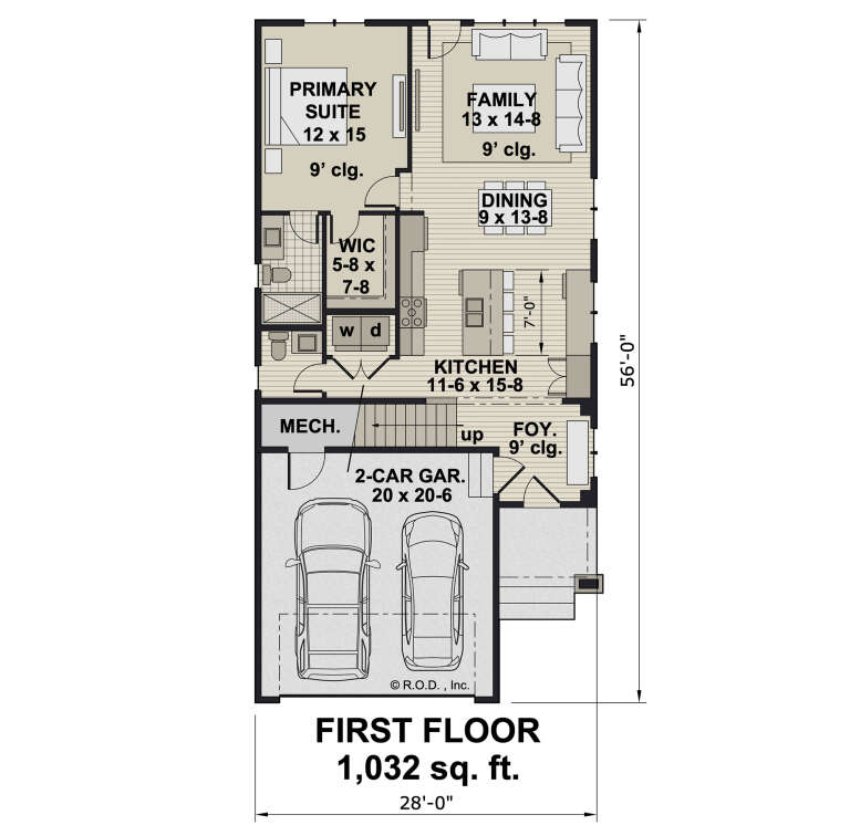 House Plan House Plan #33144 Drawing 1