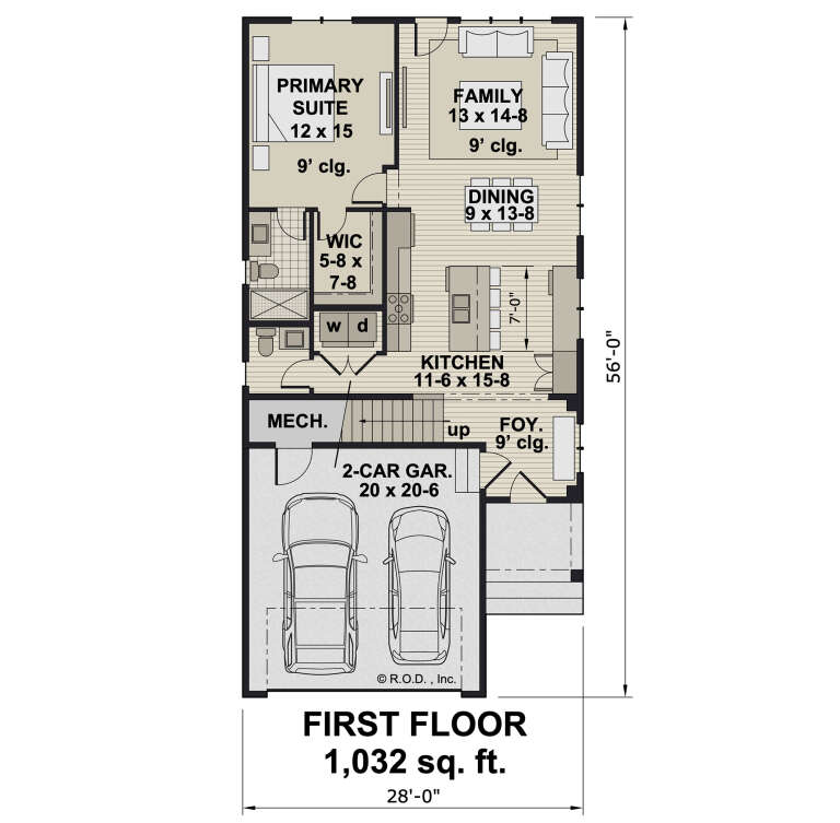 House Plan House Plan #33145 Drawing 1